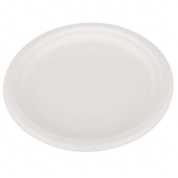 SCT - ChampWare Heavyweight Bagasse Dinnerware, Plate, 10", White, 500/Carton - Benchmark Tooling