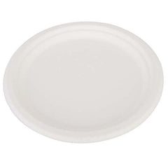 SCT - ChampWare Heavyweight Bagasse Dinnerware, Plate, 10", White, 500/Carton - Benchmark Tooling