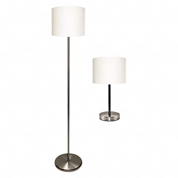 LEDU - Task Lights Fixture Type: Floor Lamp Color: Silver/White - Benchmark Tooling