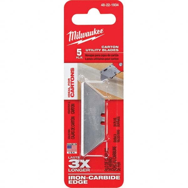 Milwaukee Tool - Knife Blades Type: Utility Knife Blade Material: Carbon Steel - Benchmark Tooling