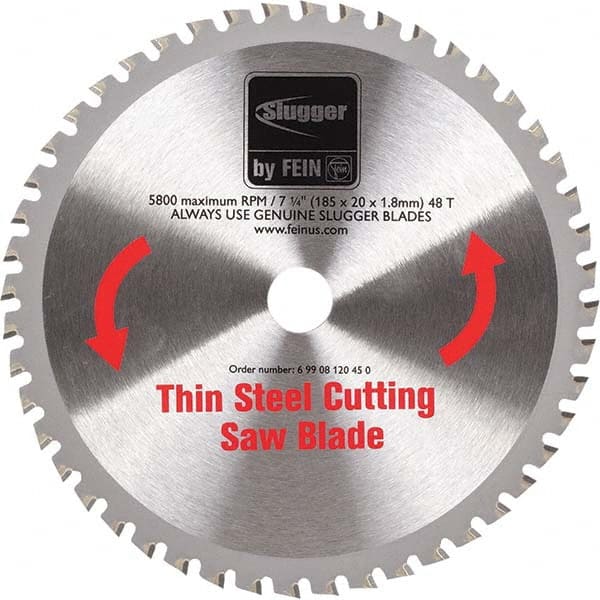 Fein - Wet & Dry-Cut Saw Blades Blade Diameter (Inch): 7-1/4 Blade Material: Carbide-Tipped - Benchmark Tooling