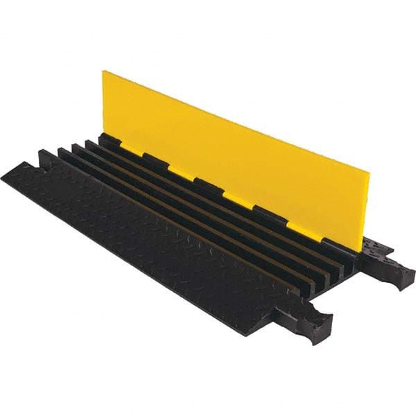 Checkers - On Floor Cable Covers Cover Material: Polyurethane Number of Channels: 4 - Benchmark Tooling