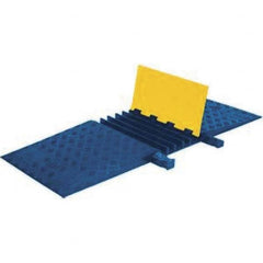 Checkers - On Floor Cable Covers Cover Material: Polyurethane Number of Channels: 5 - Benchmark Tooling