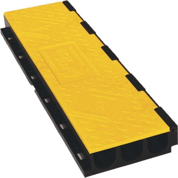 Checkers - On Floor Cable Covers Cover Material: Polyurethane Number of Channels: 3 - Benchmark Tooling