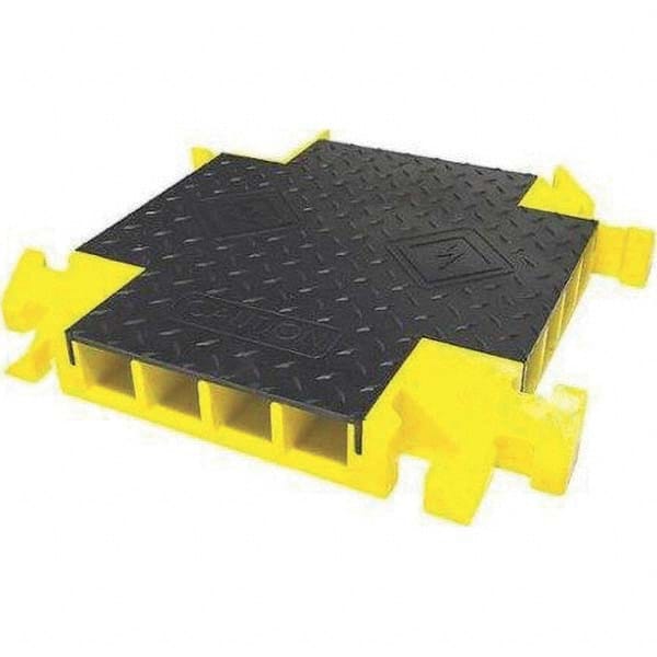 Checkers - On Floor Cable Covers Cover Material: Polyurethane Number of Channels: 4 - Benchmark Tooling