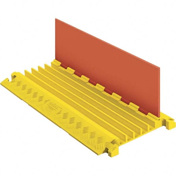 Checkers - On Floor Cable Covers Cover Material: Polyurethane Number of Channels: 5 - Benchmark Tooling