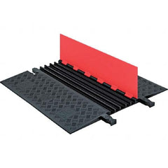 Checkers - On Floor Cable Covers Cover Material: Polyurethane Number of Channels: 5 - Benchmark Tooling