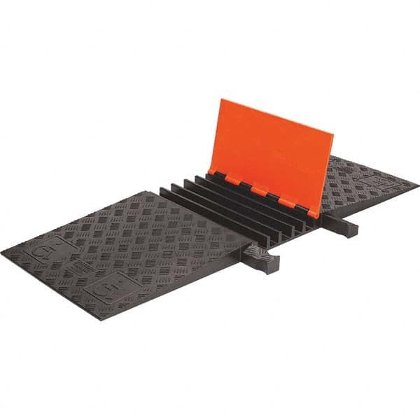 Checkers - On Floor Cable Covers Cover Material: Polyurethane Number of Channels: 5 - Benchmark Tooling