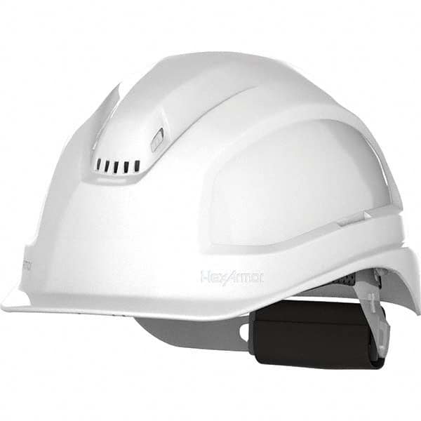 HexArmor - ANSI Type I Class C 6-Point Ratchet Short Brim Hard Hat - Benchmark Tooling