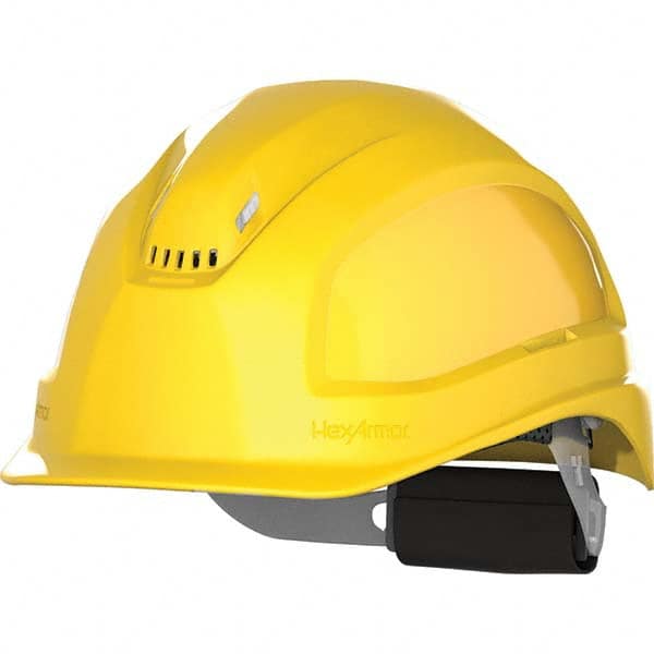 HexArmor - ANSI Type I Class C 6-Point Ratchet Short Brim Hard Hat - Benchmark Tooling