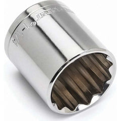 Crescent - Hand Sockets Drive Size (Inch): 1/2 Size (Inch): 1-1/4 - Benchmark Tooling