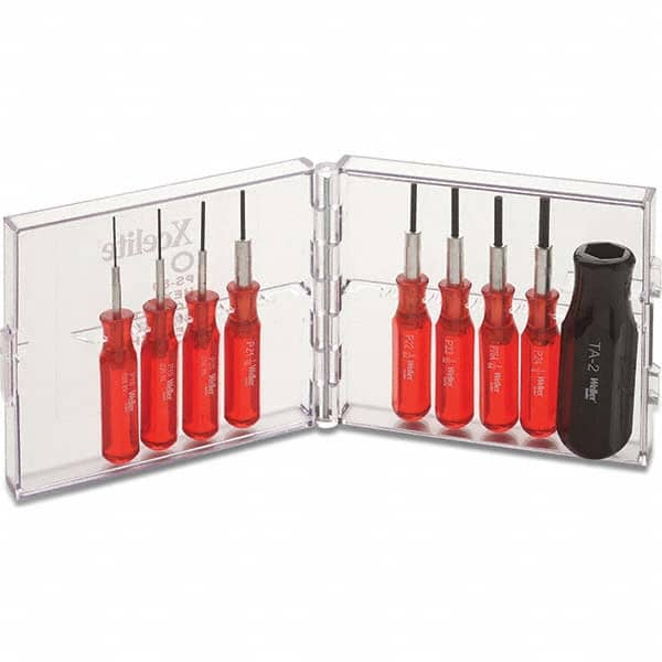 Xcelite - Screwdriver Sets Screwdriver Types Included: Hex Number of Pieces: 9 - Benchmark Tooling