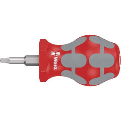 Wera - Precision & Specialty Screwdrivers Type: Square Recess Overall Length Range: 3" - 6.9" - Benchmark Tooling