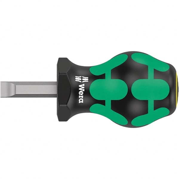 Wera - Slotted Screwdrivers Tool Type: Stubby Overall Length Range: 3" - 6.9" - Benchmark Tooling