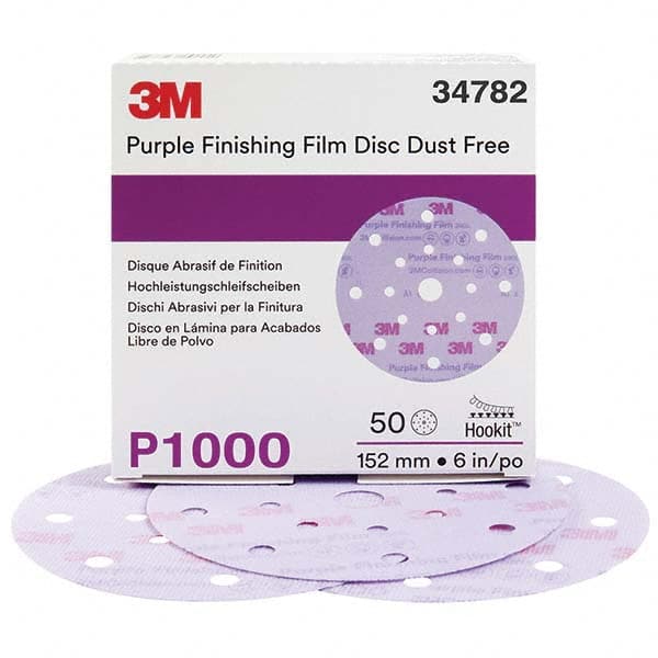 3M - Hook & Loop Discs Abrasive Type: Film Disc Disc Diameter (Inch): 6 - Benchmark Tooling