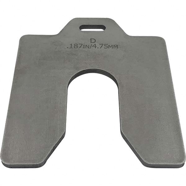 Maudlin Products - Metal Shim Stock Type: Slotted Shim Material: Stainless Steel - Benchmark Tooling