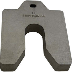 Maudlin Products - Metal Shim Stock Type: Slotted Shim Material: Stainless Steel - Benchmark Tooling