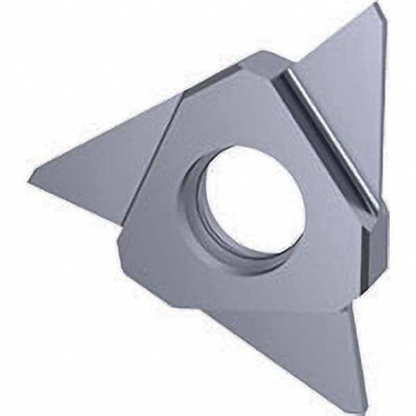 GZ305.0100.080.AA.04.R Carbide Cutoff Insert Uncoated, 0° Neutral Lead Angle, RH Insert, 1mm Cutting Width, Series 25650