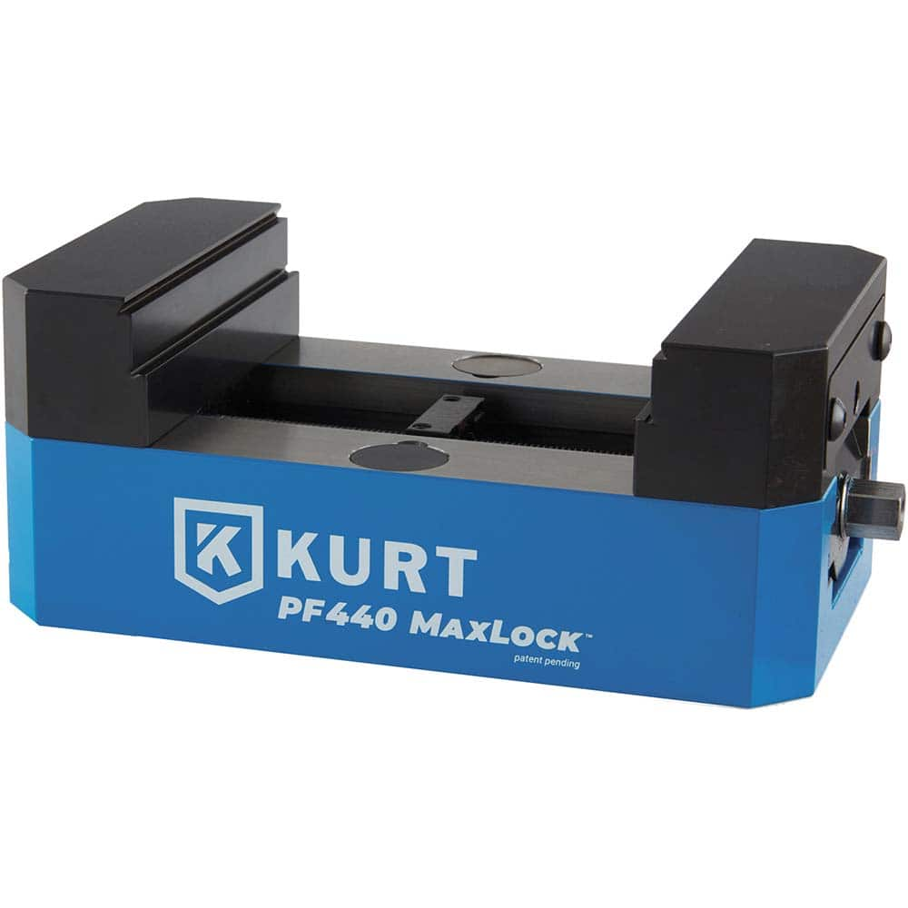 Kurt - Modular Vises & Components; System Compatibility: 5 Axis Workholding Systems ; Product Type: Dovetail Vise ; Jaw Width (Inch): 4 ; Jaw Width (Decimal Inch): 4 ; Jaw Height (Inch): 1-1/4 ; Jaw Height (Decimal Inch): 1.2500 - Exact Industrial Supply