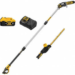 DeWALT - Edgers, Trimmers & Cutters Type: Hedge Trimmer; Pole Saw Kit Power Type: Battery - Benchmark Tooling