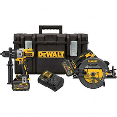 DeWALT - Cordless Tool Combination Kits Voltage: 60 Tools: Hammer Drill; 7-1/4" Circular Saw - Benchmark Tooling