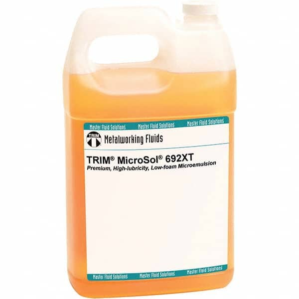 Master Fluid Solutions - TRIM MicroSol 692XT 1 Gal Bottle Cutting, Drilling, Sawing, Grinding, Tapping & Turning Fluid - Benchmark Tooling