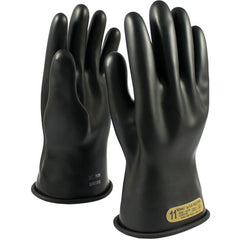 ‎150-00-11/12 - Novax - Natural Rubber Insulating Glove - Class 00 - 11″ - Black - Straight Cuff