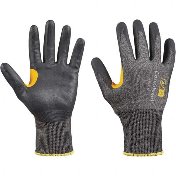 Honeywell - Size M (8), ANSI Cut Lvl A2, Puncture Lvl 1, Abrasion Lvl 6, Nitrile Coated Cut Resistant Gloves - Benchmark Tooling