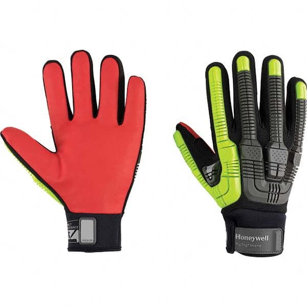 Honeywell - Size L (9), ANSI Cut Lvl A6, Abrasion Lvl 4, Rubber Coated Cut Resistant Gloves - Benchmark Tooling