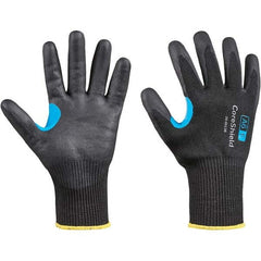 Honeywell - Size M (8), ANSI Cut Lvl A6, Puncture Lvl 1, Abrasion Lvl 6, Nitrile Coated Cut Resistant Gloves - Benchmark Tooling