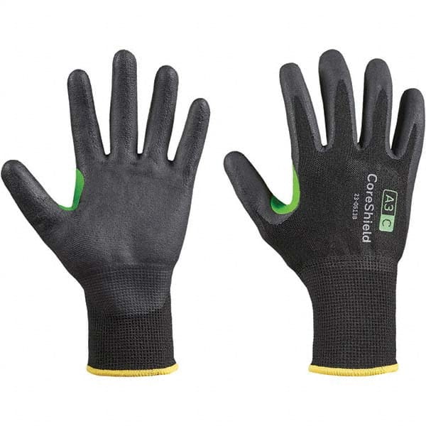 Honeywell - Size M (8), ANSI Cut Lvl A3, Puncture Lvl 1, Abrasion Lvl 6, Nitrile Coated Cut Resistant Gloves - Benchmark Tooling