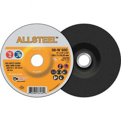 WALTER Surface Technologies - Depressed-Center Wheels Wheel Diameter (Inch): 5 Wheel Thickness (Inch): 1/4 - Benchmark Tooling