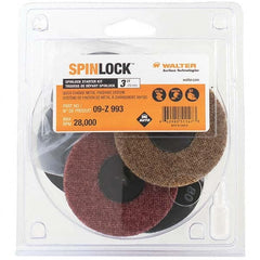 WALTER Surface Technologies - Flap Wheel Kits Abrasive Type: Coated; Non-Woven Abrasive Material: Aluminum Oxide - Benchmark Tooling