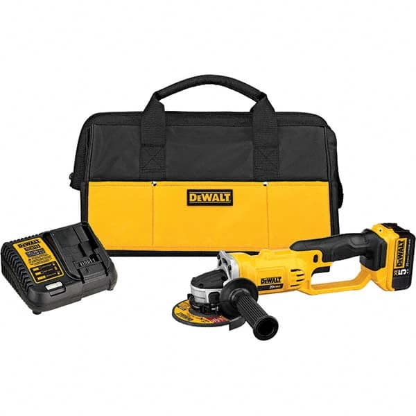 DeWALT - Angle & Disc Grinders Type of Power: Cordless Wheel Diameter (Inch): 4-1/2 - Benchmark Tooling