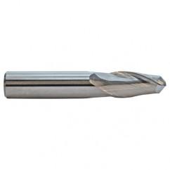 0.6mm TuffCut GP Std. Length 2 Fl Ball Nose Center Cutting End Mill - Benchmark Tooling