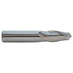 1.6mm TuffCut GP Std. Length 2 Fl Ball Nose Center Cutting End Mill - Benchmark Tooling