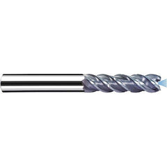 Fraisa - 1/4" Diam 4 Flute Solid Carbide 0.006" Corner Radius End Mill - Benchmark Tooling