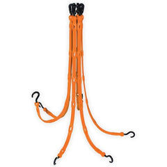The Perfect Bungee - Stretch Tie Downs Type: FlexWeb Tie Down End Type: Molded in Hook & Safety Clasp; Molded Nylon Hook End; Overmolded Nylon Hook End - Benchmark Tooling