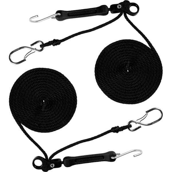 The Perfect Bungee - Stretch Tie Downs Type: Rope Lock Tie Down End Type: S Hook; Galvanized Gated Hook - Benchmark Tooling