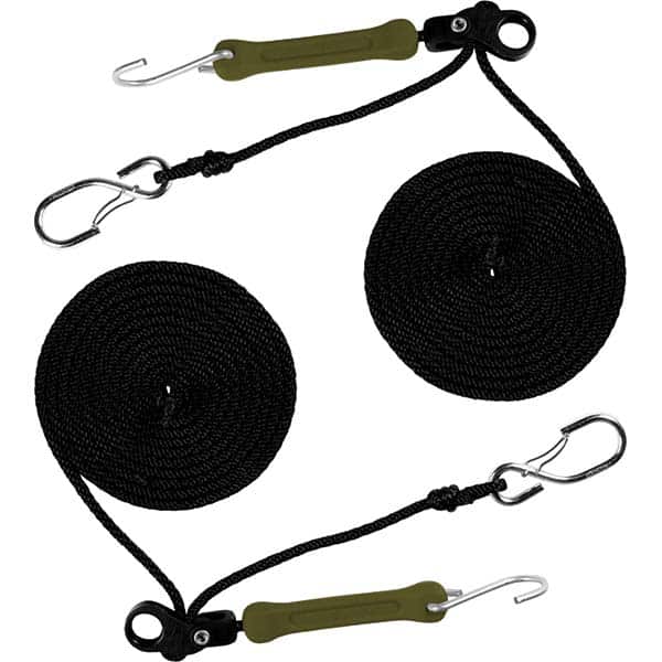 The Perfect Bungee - Stretch Tie Downs Type: Rope Lock Tie Down End Type: S Hook; Galvanized Gated Hook - Benchmark Tooling