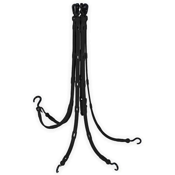 The Perfect Bungee - Stretch Tie Downs Type: FlexWeb Tie Down End Type: Molded in Hook & Safety Clasp; Molded Nylon Hook End; Overmolded Nylon Hook End - Benchmark Tooling