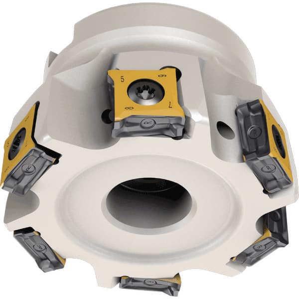 Iscar - Indexable Square-Shoulder Face Mills Cutting Diameter (mm): 127.00 Cutting Diameter (Decimal Inch): 5.0000 - Benchmark Tooling