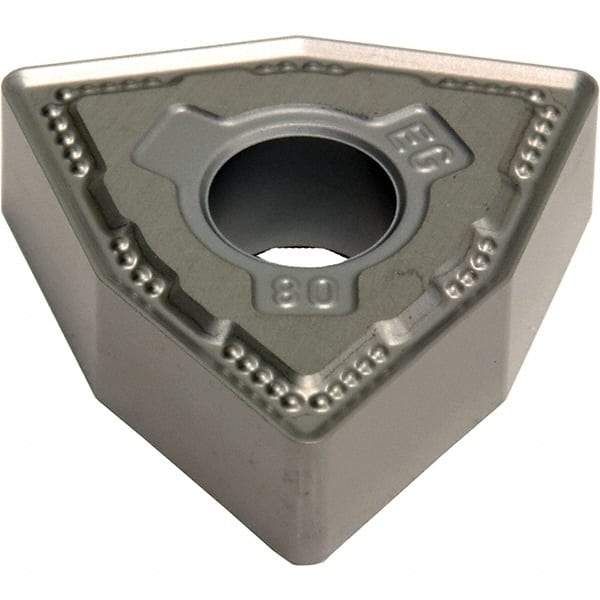 Sumitomo - WNMG333 EEG Grade AC5025S Carbide Turning Insert - TiAlSiN Finish, 80° Trigon, 3/8" Inscr Circle, 3/16" Thick, 0.0469" Corner Radius - Benchmark Tooling