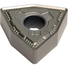 Sumitomo - WNMG333 EEG Grade AC5025S Carbide Turning Insert - TiAlSiN Finish, 80° Trigon, 3/8" Inscr Circle, 3/16" Thick, 0.0469" Corner Radius - Benchmark Tooling