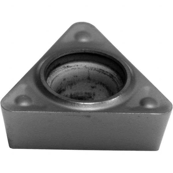 Sumitomo - TPMT331 ENF Grade AC5015S Carbide Turning Insert - TiAlSiN Finish, 60° Triangle, 3/8" Inscr Circle, 3/16" Thick, 0.0156" Corner Radius - Benchmark Tooling