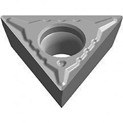 Sumitomo - TPGT221 MEFC Grade AC5025S Carbide Turning Insert - TiAlSiN Finish, 60° Triangle, 1/4" Inscr Circle, 1/8" Thick, 0.0156" Corner Radius - Benchmark Tooling
