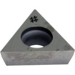 Sumitomo - TPGA221 Grade AC5015S Carbide Turning Insert - TiAlSiN Finish, 60° Triangle, 1/4" Inscr Circle, 1/8" Thick, 0.0156" Corner Radius - Benchmark Tooling