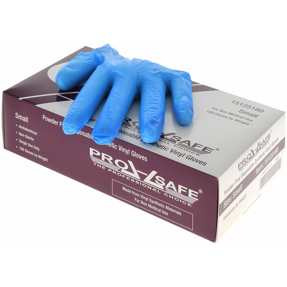 PRO-SAFE - Size S, 3 mil, Synthetic Hybrid Disposable Gloves - Benchmark Tooling