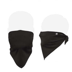 Badger Sport - 100 Pack, Size Universal Black Bandana Design Washable Face Mask - Benchmark Tooling