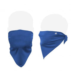 Badger Sport - 100 Pack, Size Universal Royal Blue Bandana Design Washable Face Mask - Benchmark Tooling